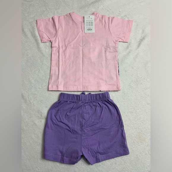 Little Maven NWT Unicorn Graphic size 2T Tshirt & shorts 2 piece set outfit - Picture 4 of 4